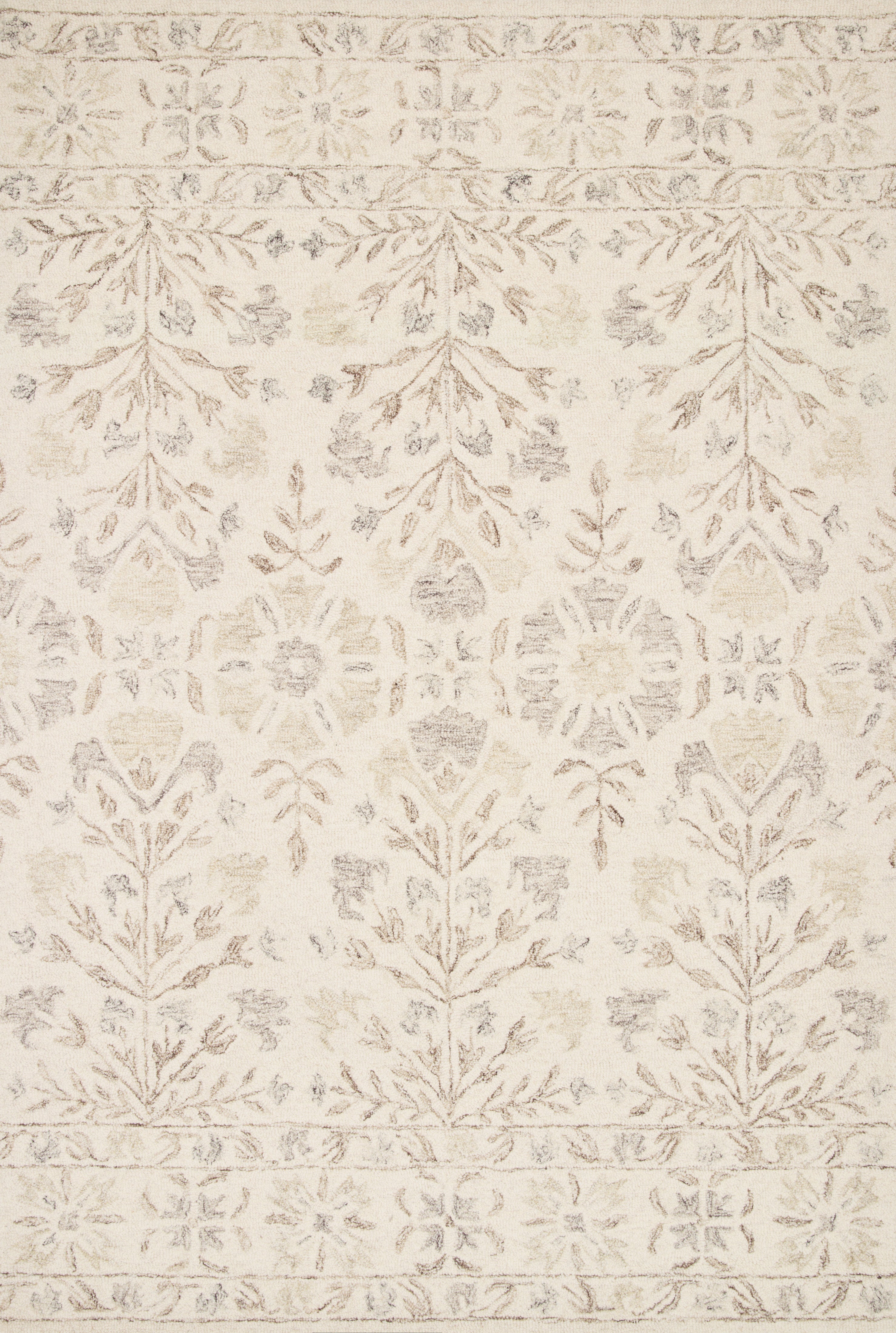 Loloi Norabel NOR-02 Ivory / Neutral Area Rug