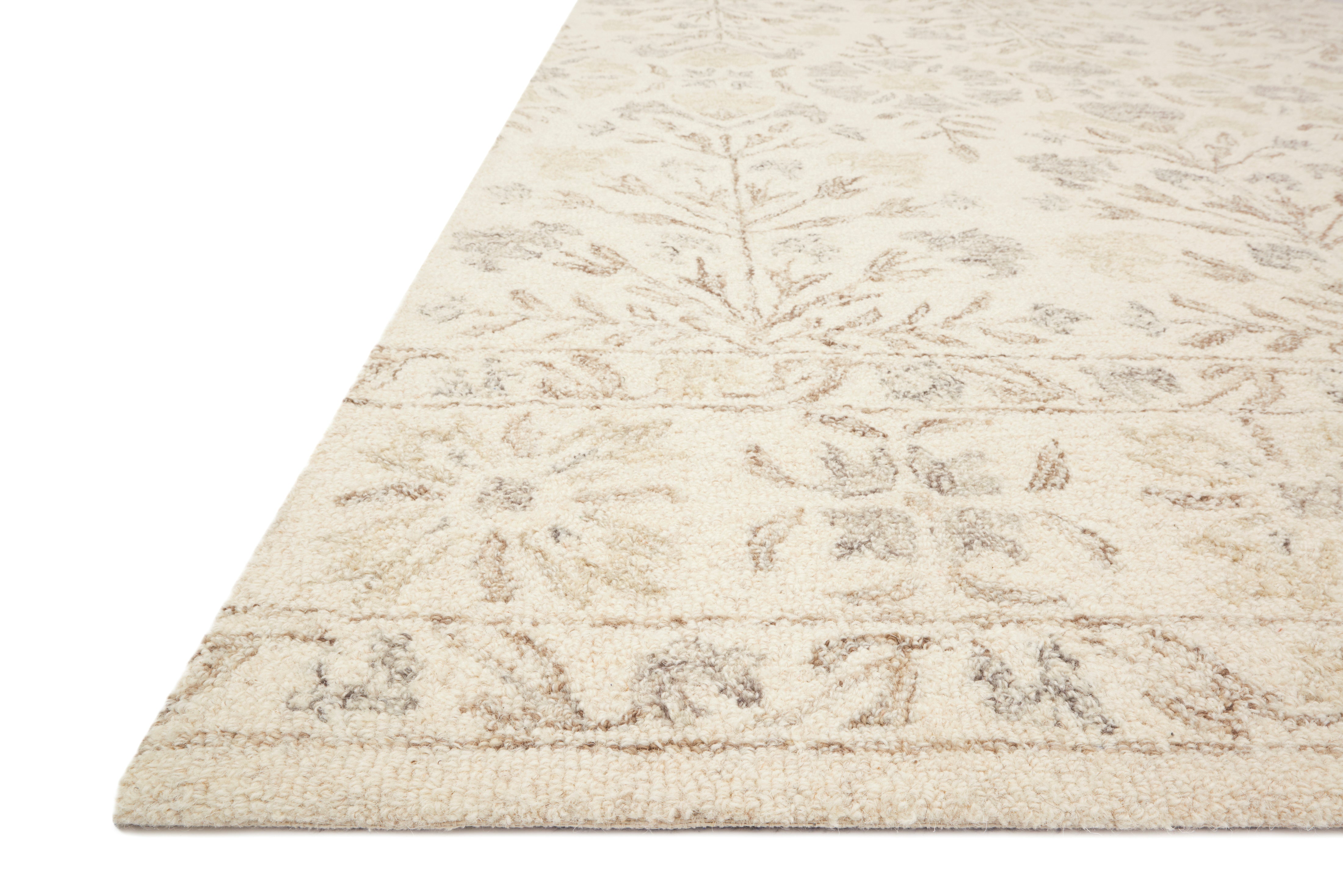Loloi Norabel NOR-02 Ivory / Neutral Area Rug