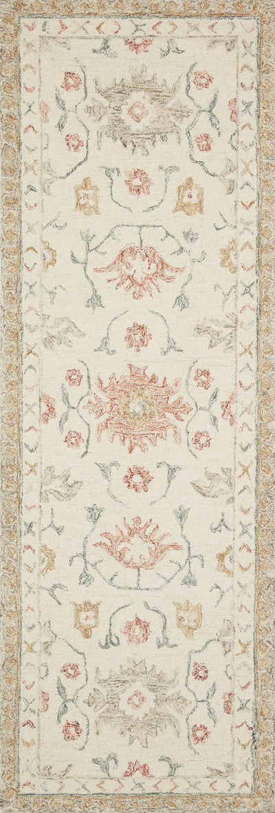 Loloi Norabel NOR-03 Ivory / Rust Area Rug