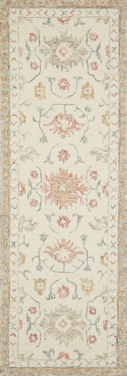 Loloi Norabel NOR-03 Ivory / Rust Area Rug