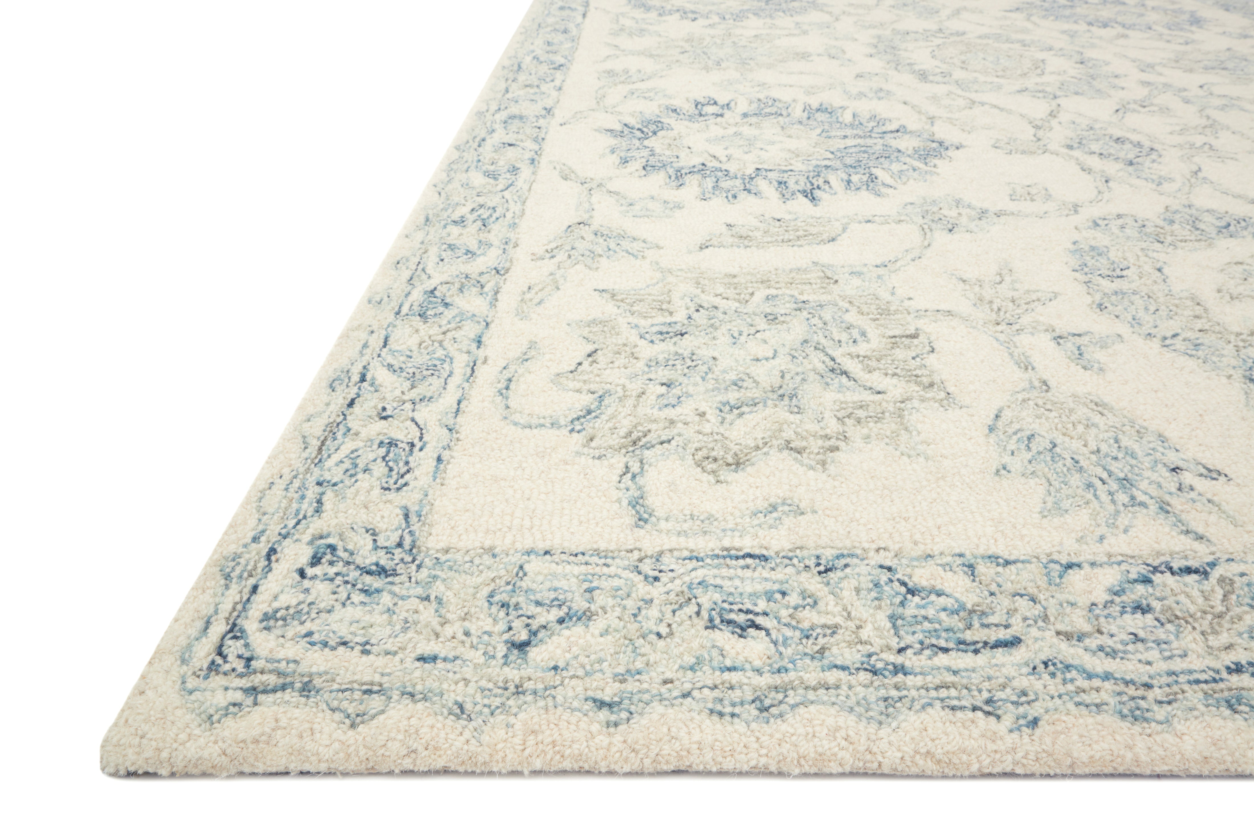 Loloi Norabel NOR-04 Ivory / Blue Area Rug