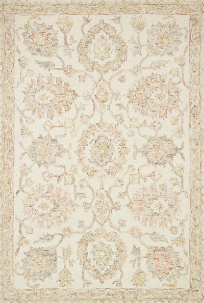 Norabel NOR-04 Ivory / Blush Area Rug by Loloi