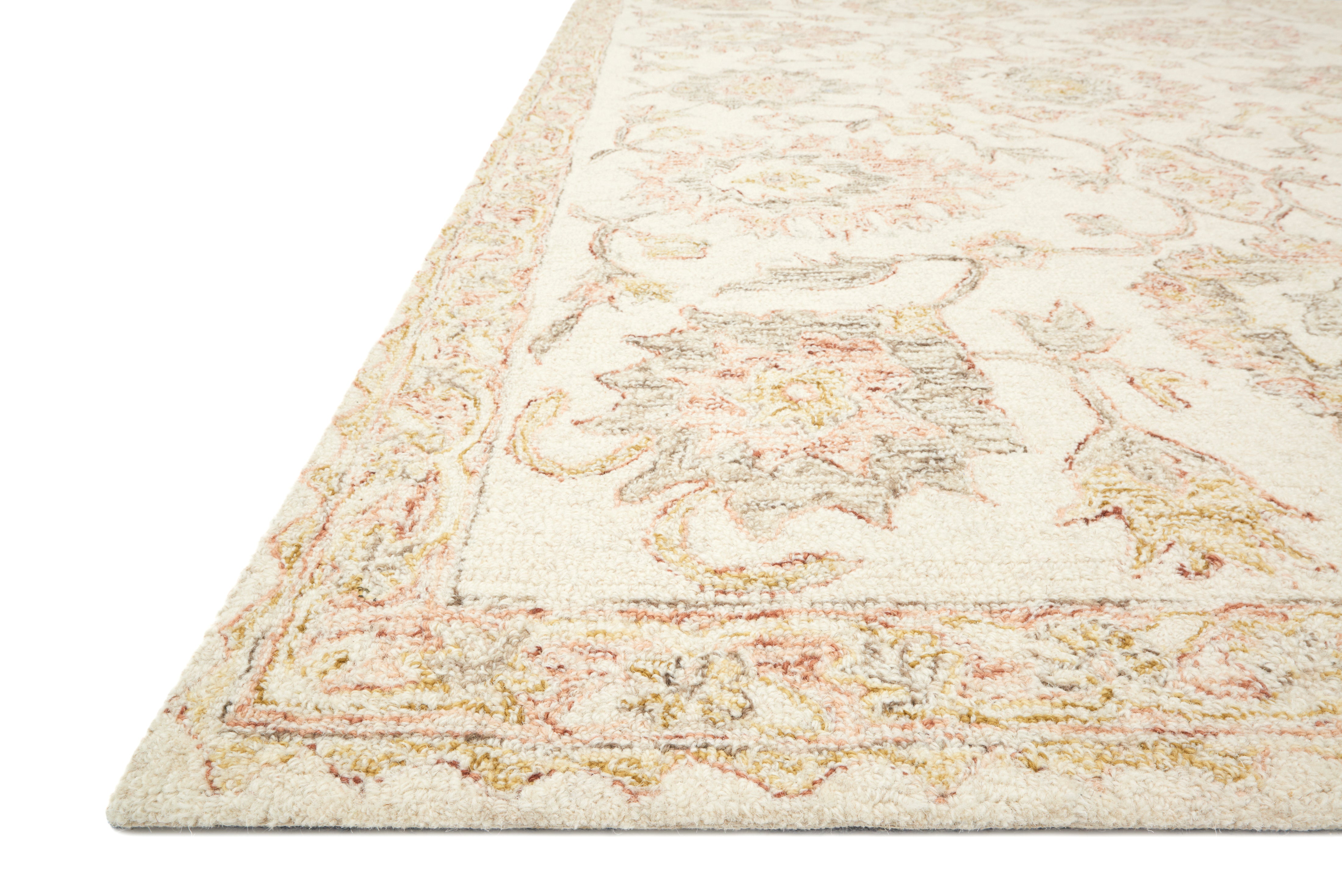 Loloi Norabel NOR-04 Ivory / Blush Area Rug