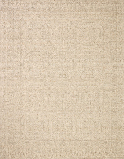 The Novi NVI-01 Fog / Stone Area Rug combines misty and grounding stone tones and traditional patterns in a hand-woven wool area rug for effortless elegance