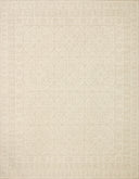 A hand-woven wool area rug featuring traditional design and refined ivory and gentle dove tones, the Novi NVI-01 Ivory / Dove Area Rug adds character to any room