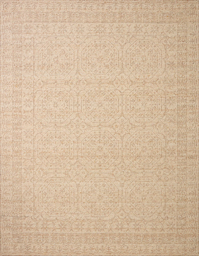 Rich in warm natural and earthy clay hues with traditional detail, the Novi NVI-01 Natural / Clay Area Rug is a hand-woven wool area rug built for style and comfort