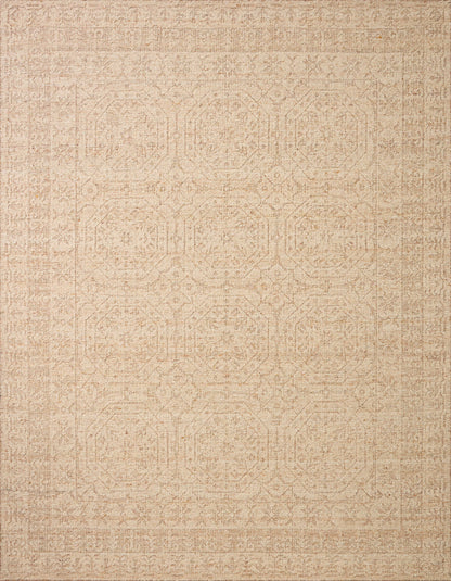 Rich in warm natural and earthy clay hues with traditional detail, the Novi NVI-01 Natural / Clay Area Rug is a hand-woven wool area rug built for style and comfort