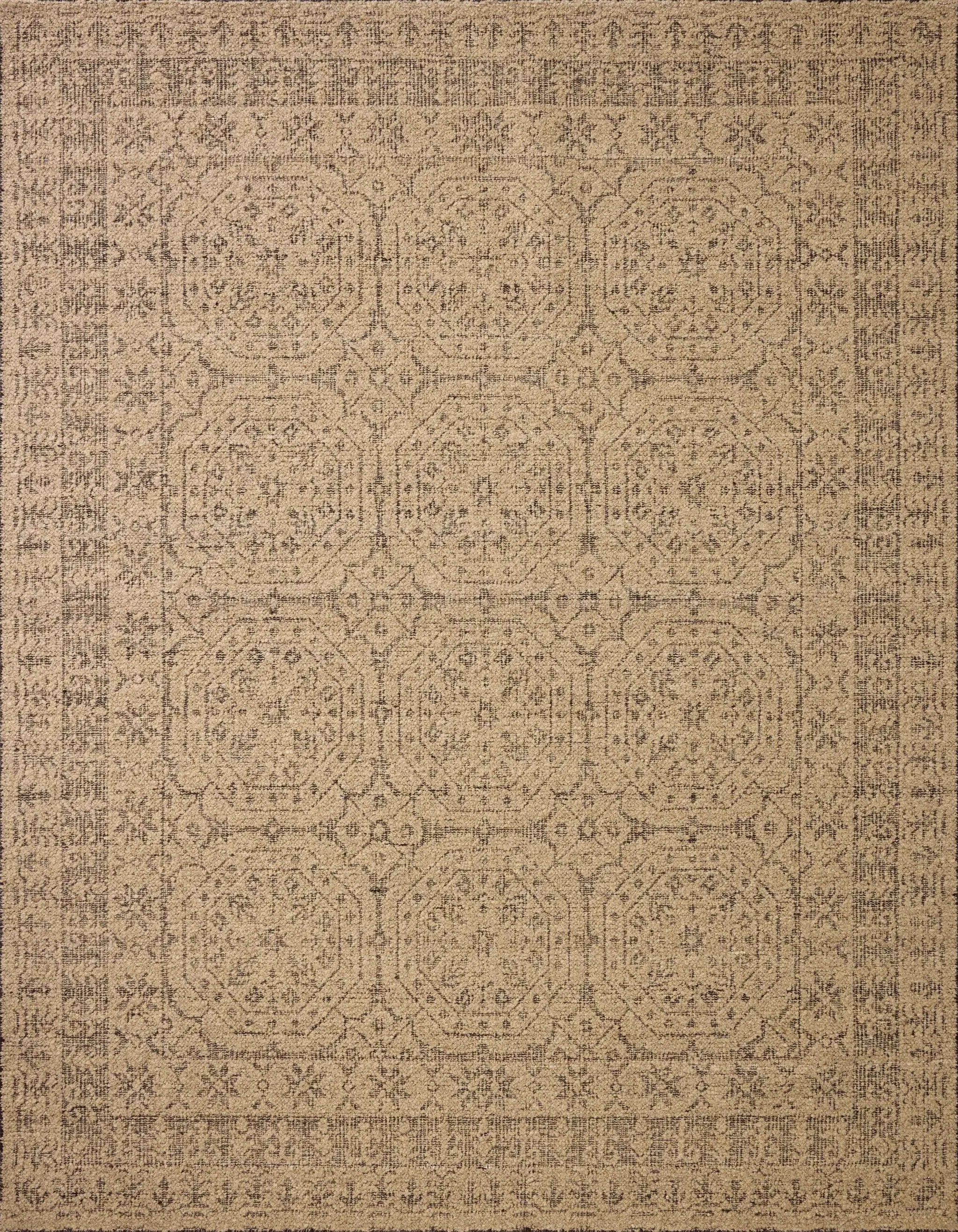 Novi NVI-01 Tan / Onyx Area Rug by Loloi