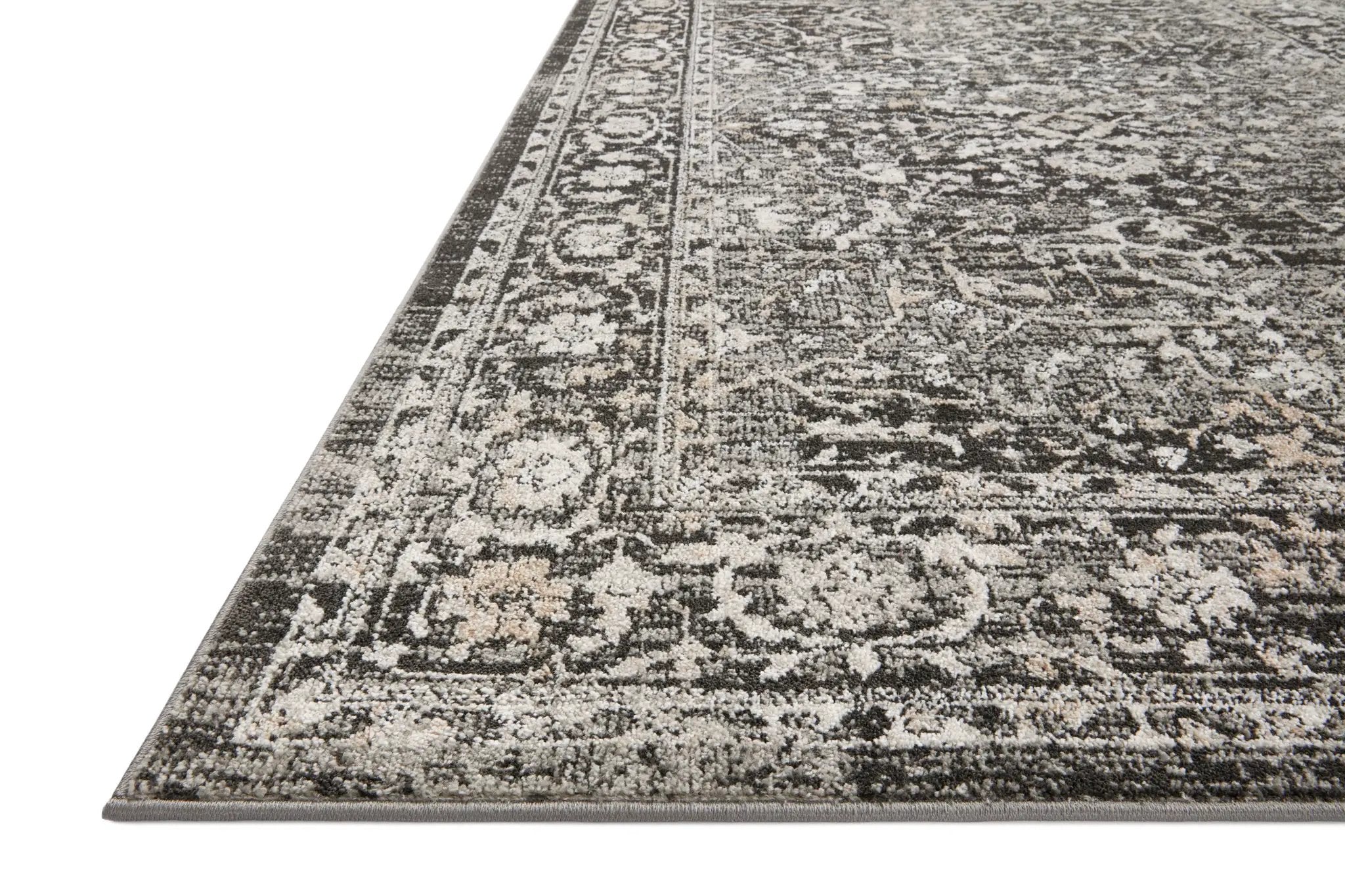 Odette ODT-01 Charcoal / Silver Area Rug by Loloi