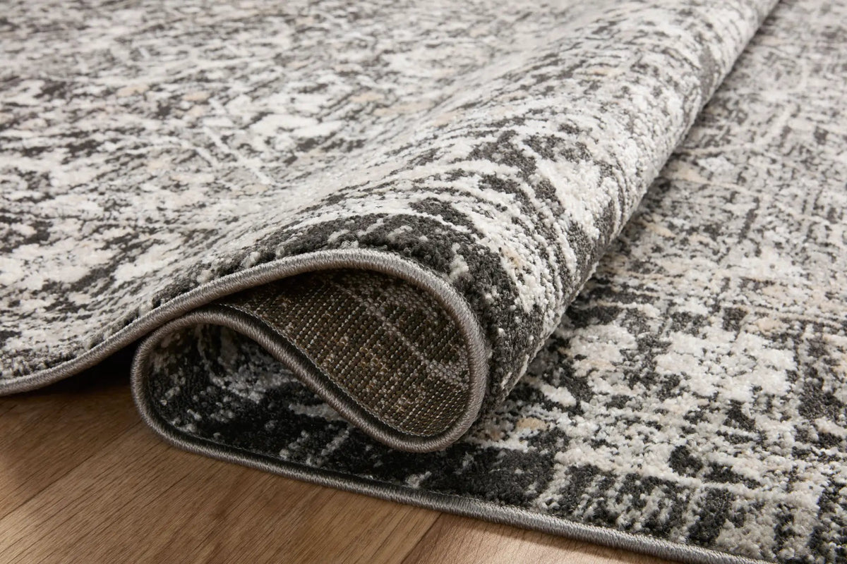 Odette ODT-01 Charcoal / Silver Area Rug by Loloi
