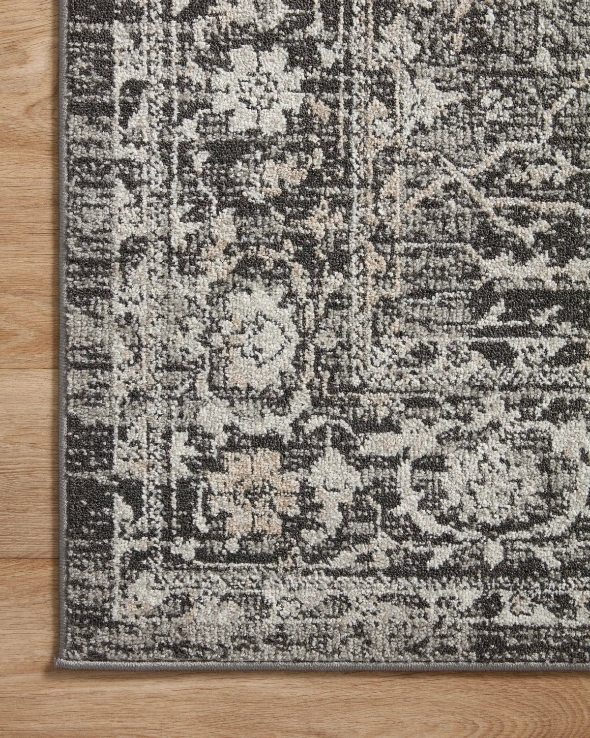 Odette ODT-01 Charcoal / Silver Area Rug by Loloi