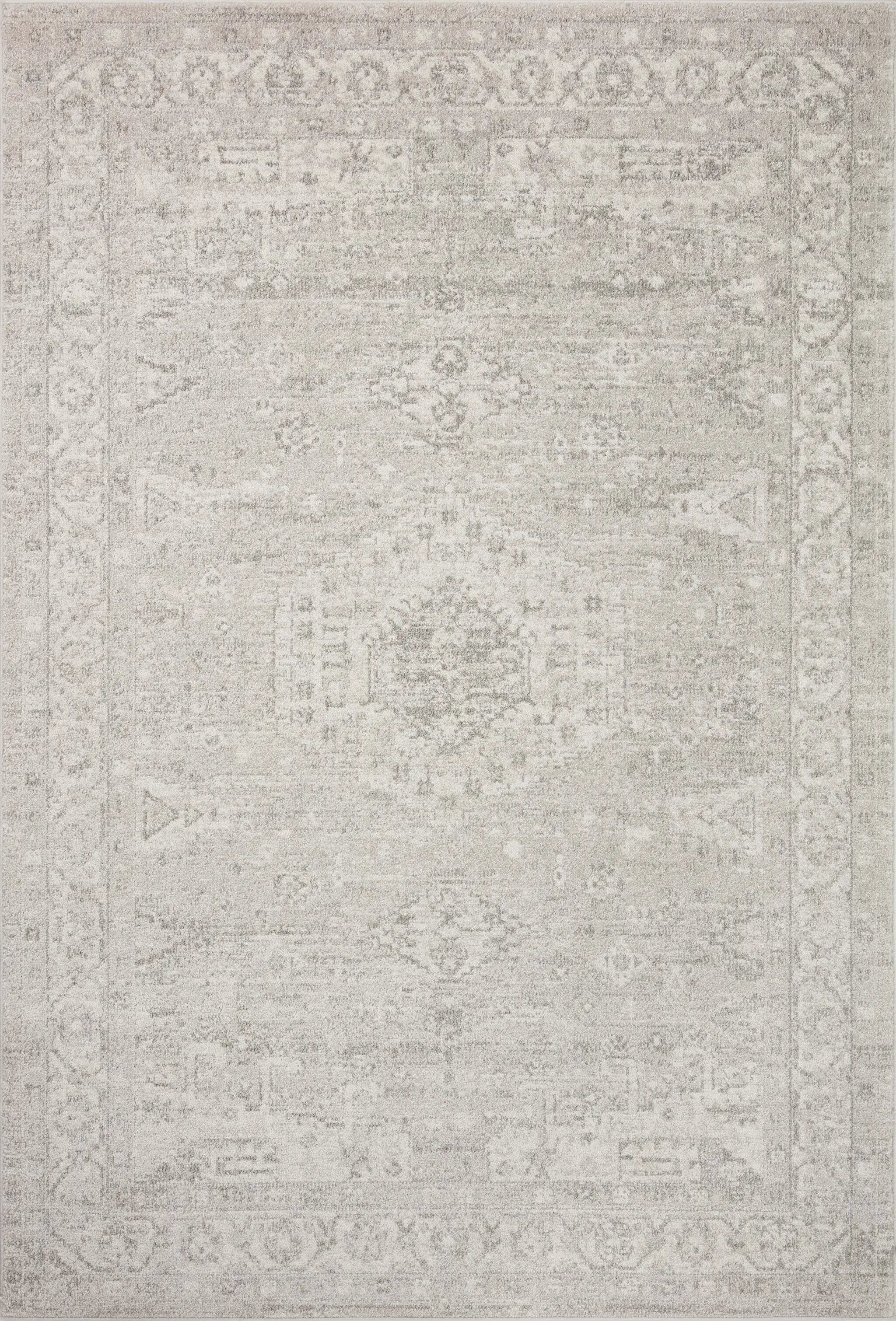Odette ODT-02 Silver / Ivory Area Rug by Loloi