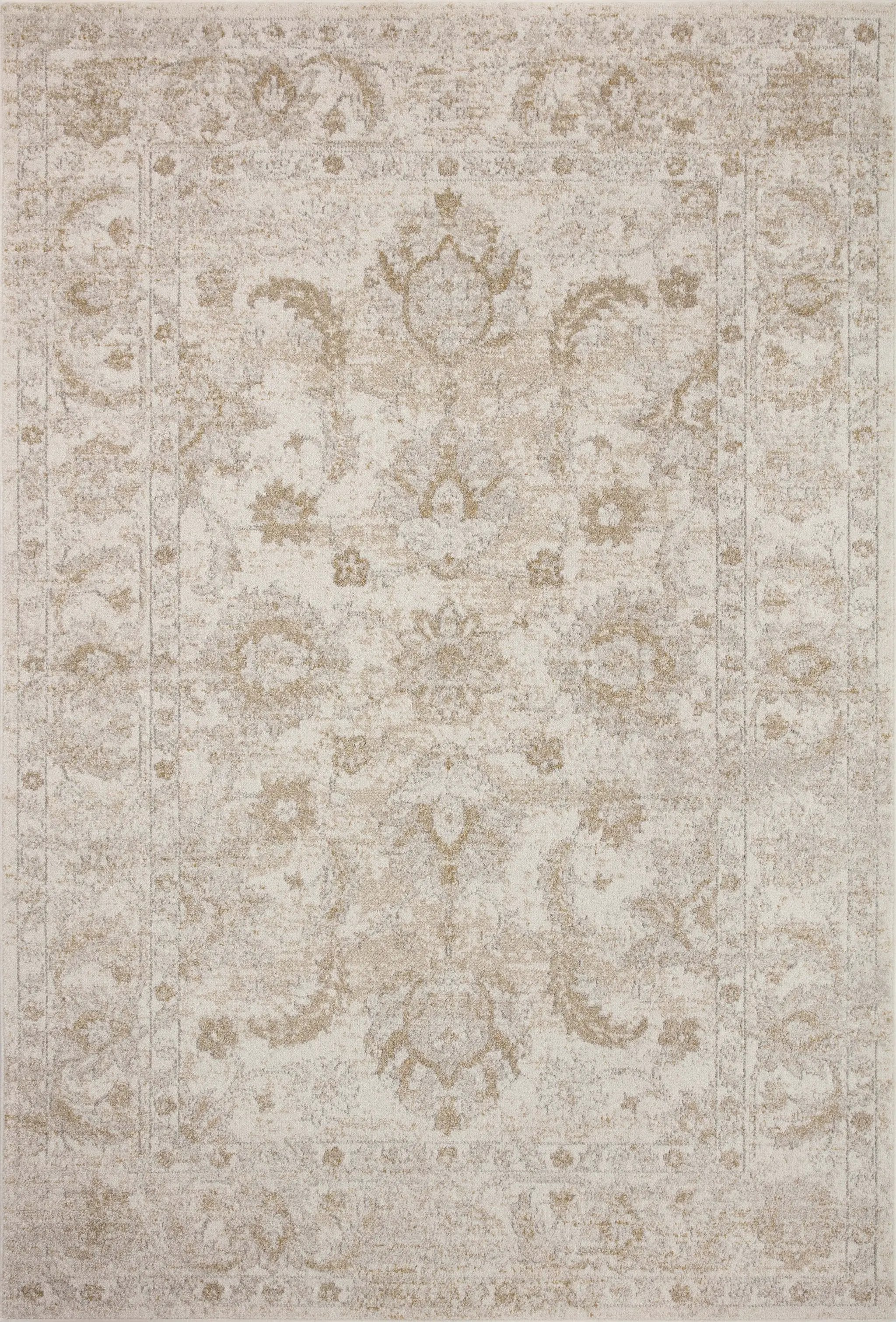 Odette ODT-03 Ivory / Beige Area Rug by Loloi