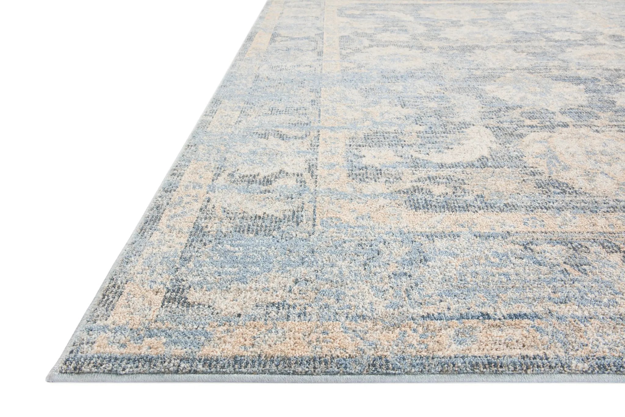 Odette ODT-03 Sky / Beige Area Rug by Loloi