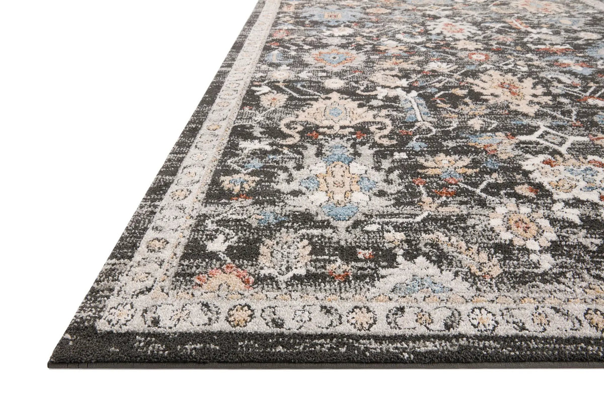 Odette ODT-04 Charcoal / Multi Area Rug by Loloi