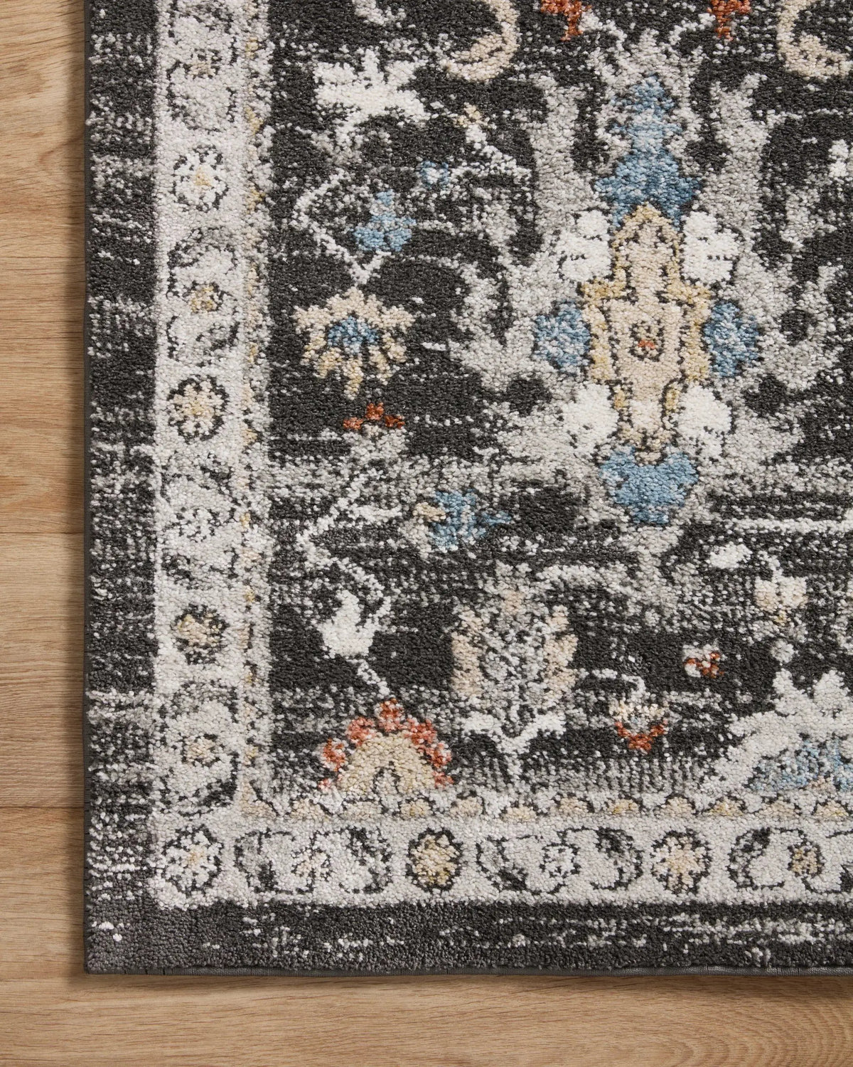 Odette ODT-04 Charcoal / Multi Area Rug by Loloi