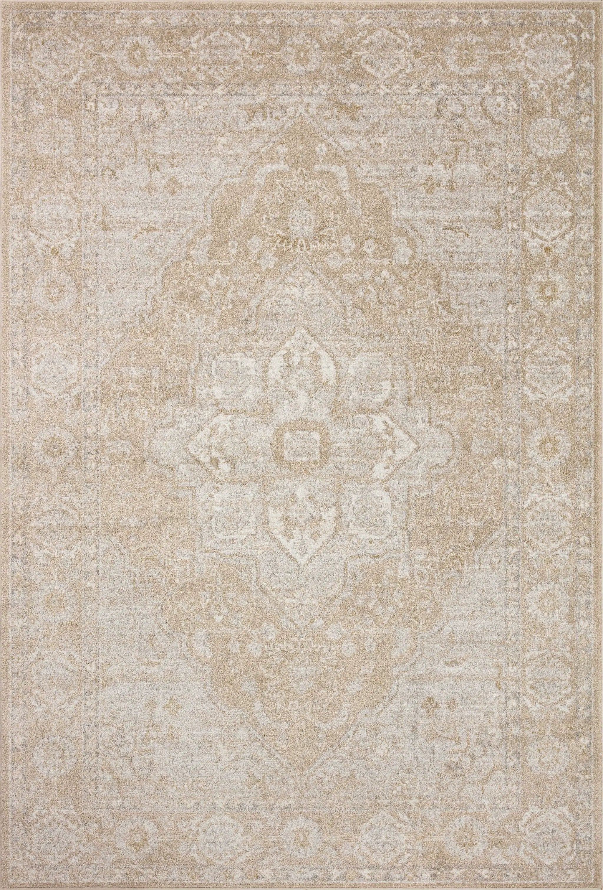 Odette ODT-05 Beige / Silver Area Rug by Loloi
