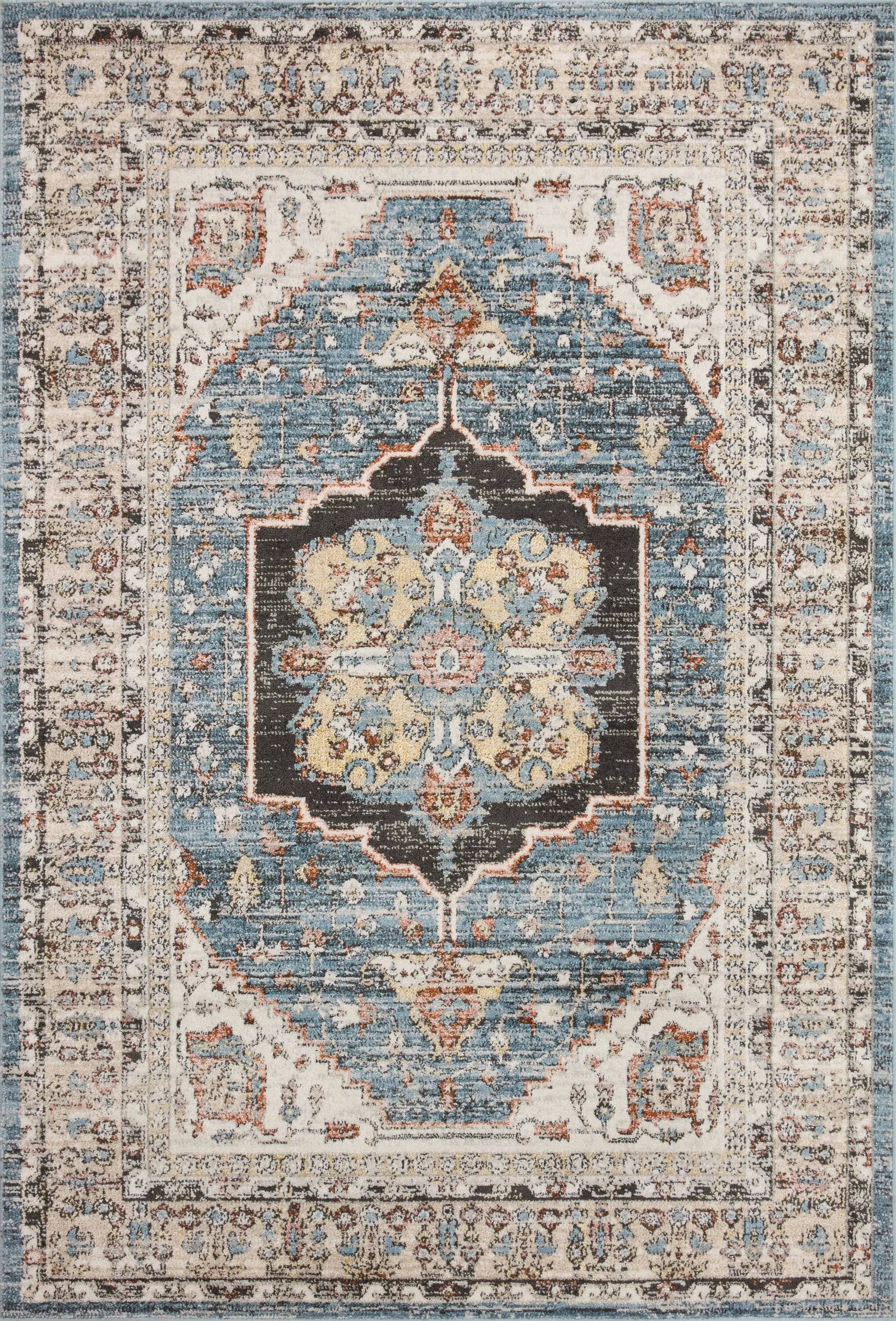 Odette ODT-06 Sky / Multi Area Rug by Loloi