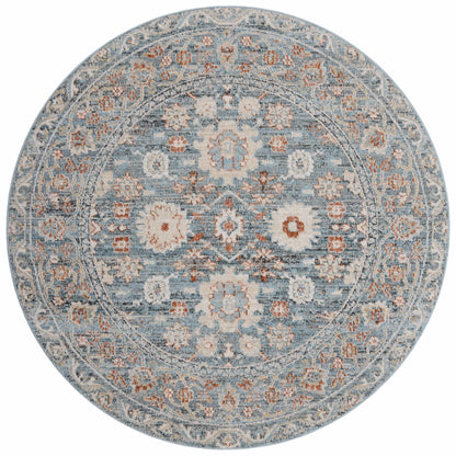 Loloi Odette ODT-07 Sky / Rust Area Rug