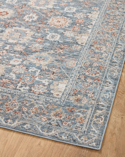 Loloi Odette ODT-07 Sky / Rust Area Rug