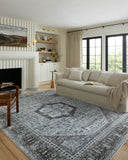 Loloi Odette ODT-08 Sky / Charcoal Area Rug