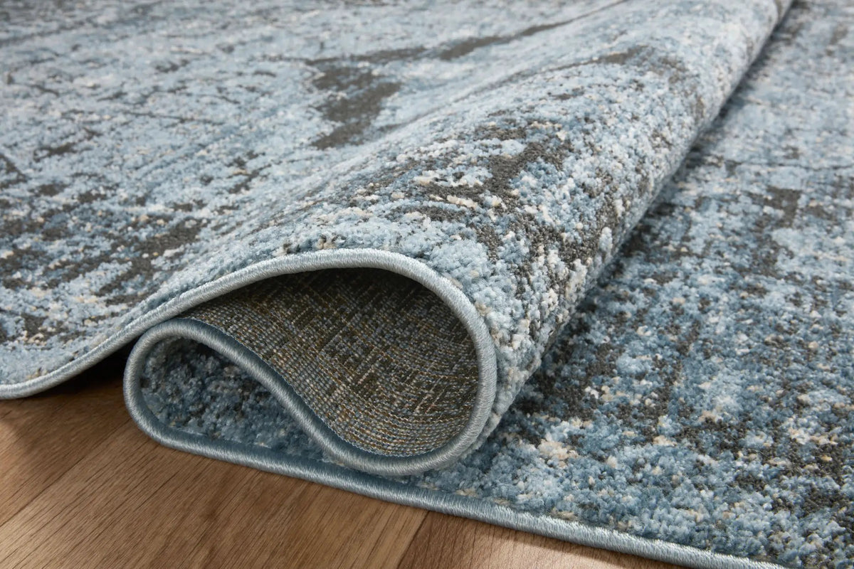 Odette ODT-08 Sky / Charcoal Area Rug by Loloi