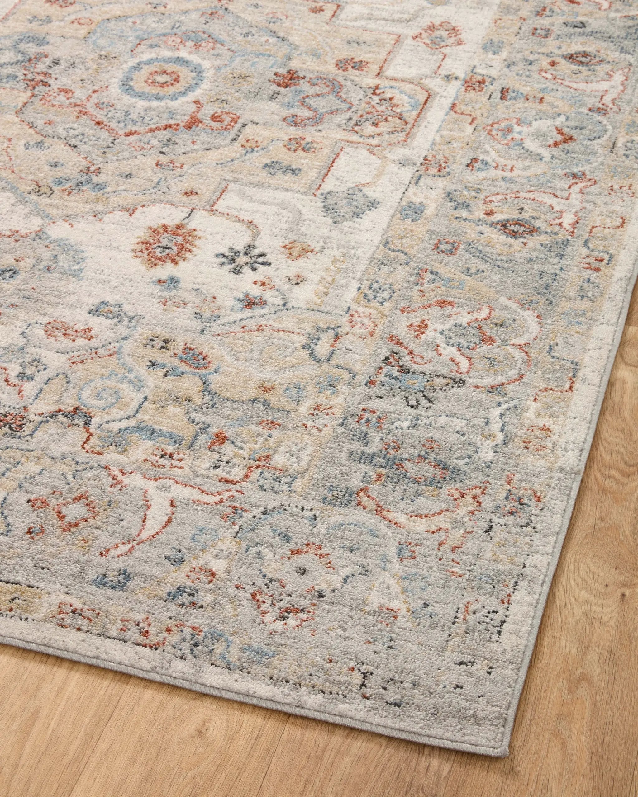 Odette ODT-09 Ivory / Multi Area Rug by Loloi