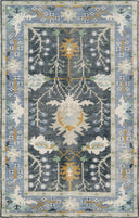 Momeni Ophelia OPH-3 Aqua Hand Knotted Area Rug