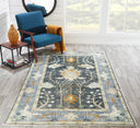 Momeni Ophelia OPH-3 Aqua Hand Knotted Area Rug