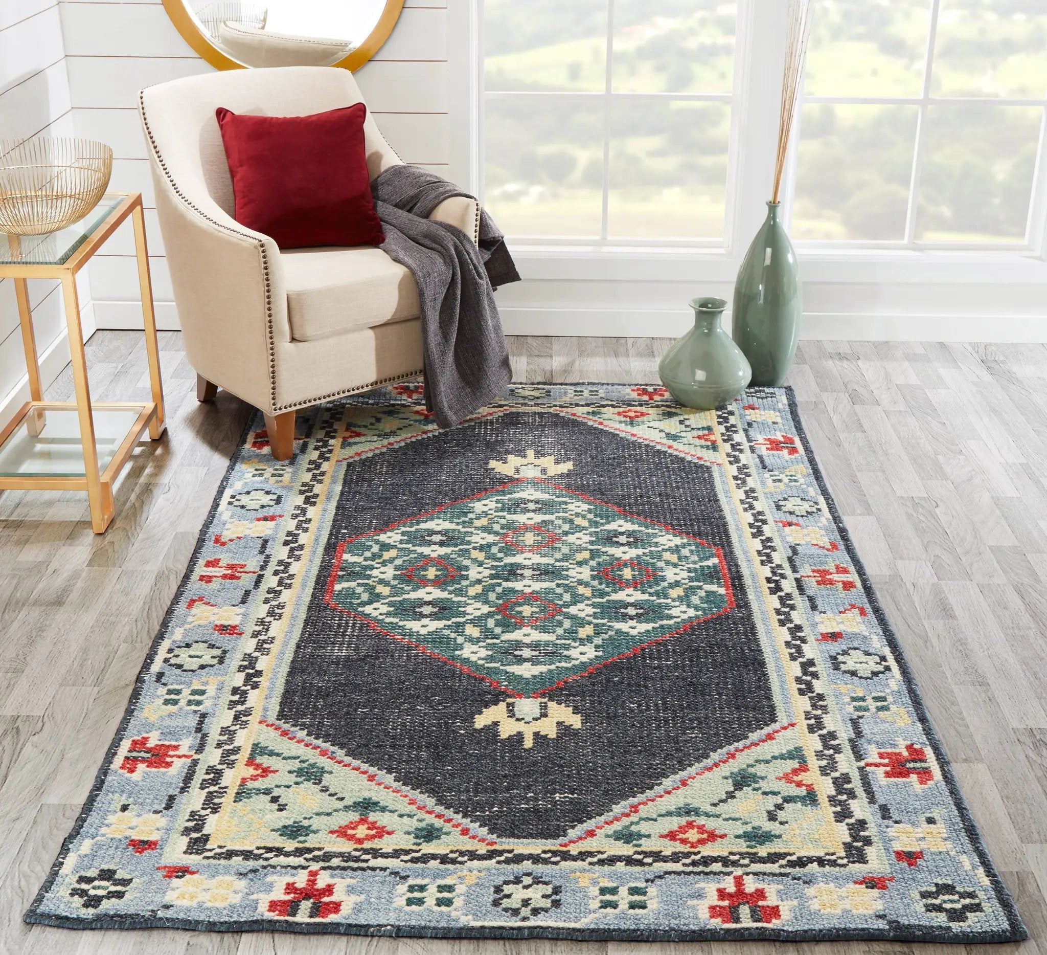 Ophelia OPH-4 Multicolor Area Rug by Momeni