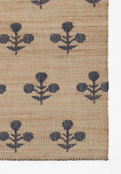 Erin Gates Orchard ORC-2 Blue Bloom Hand Woven Area Rug by Momeni