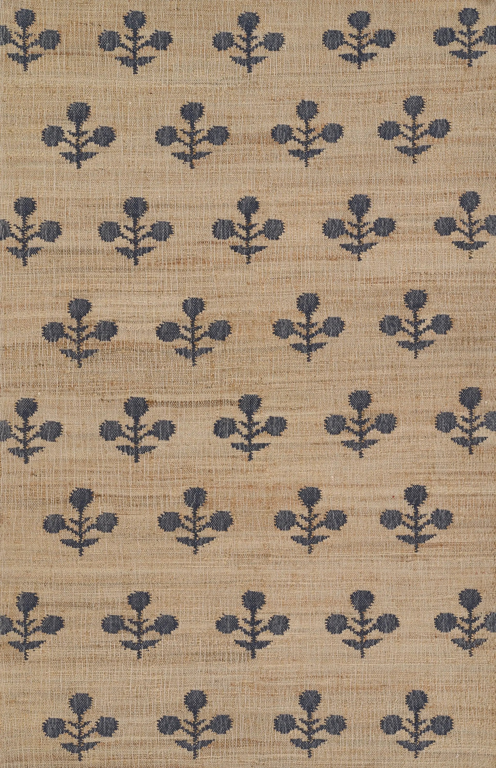 Erin Gates Orchard ORC-2 Blue Bloom Hand Woven Area Rug by Momeni