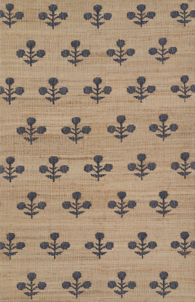 Erin Gates Orchard ORC-2 Blue Bloom Hand Woven Area Rug by Momeni