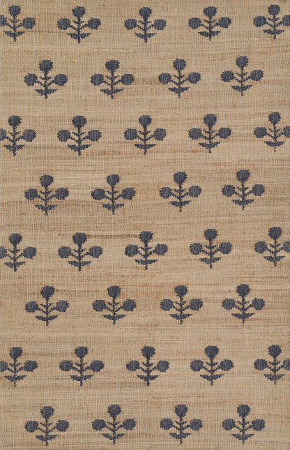 Erin Gates Orchard ORC-2 Blue Bloom Hand Woven Area Rug by Momeni