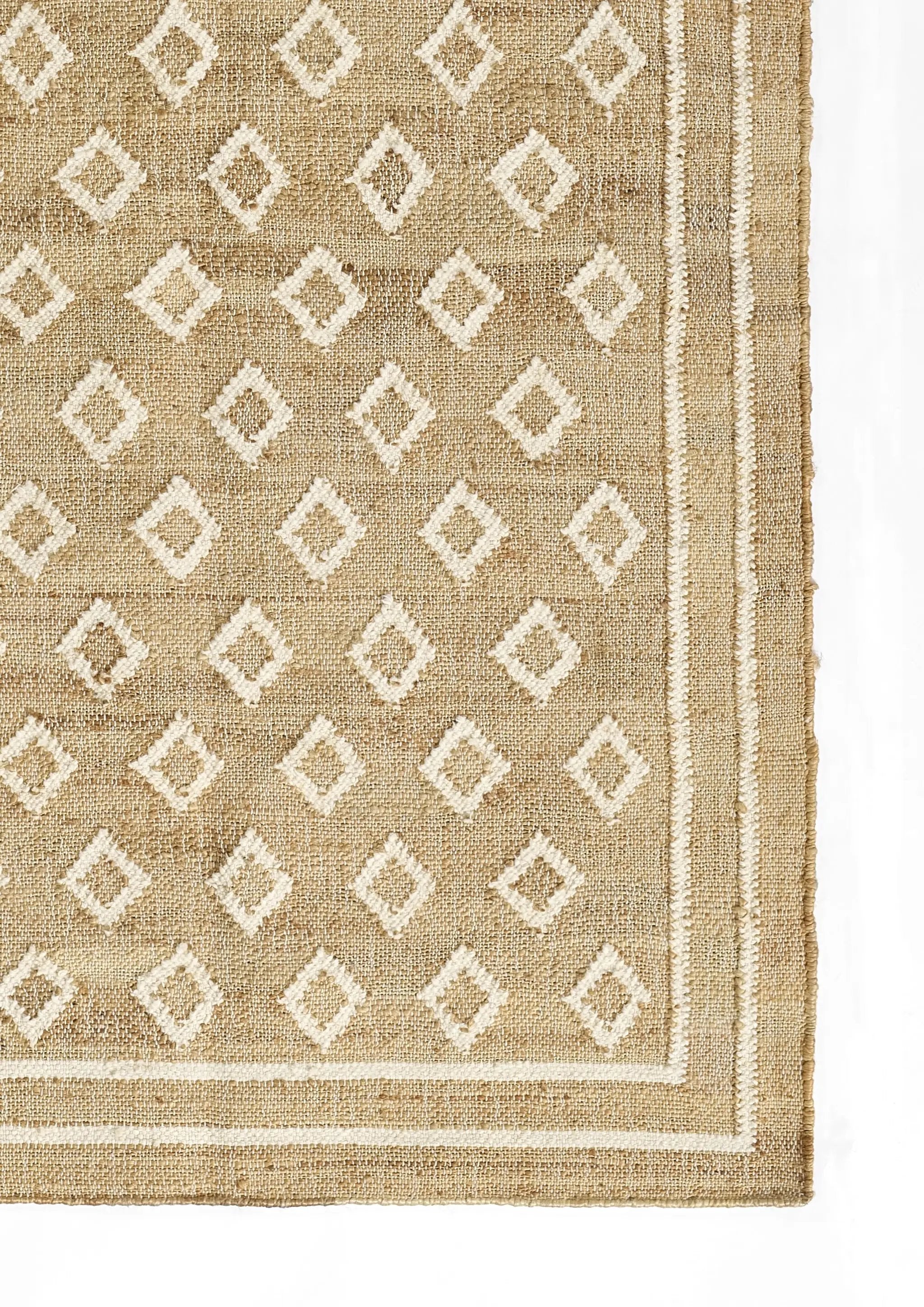 Orchard ORC-6 (Tiny Diamond) Natural Area Rug by Erin Gates by Momeni