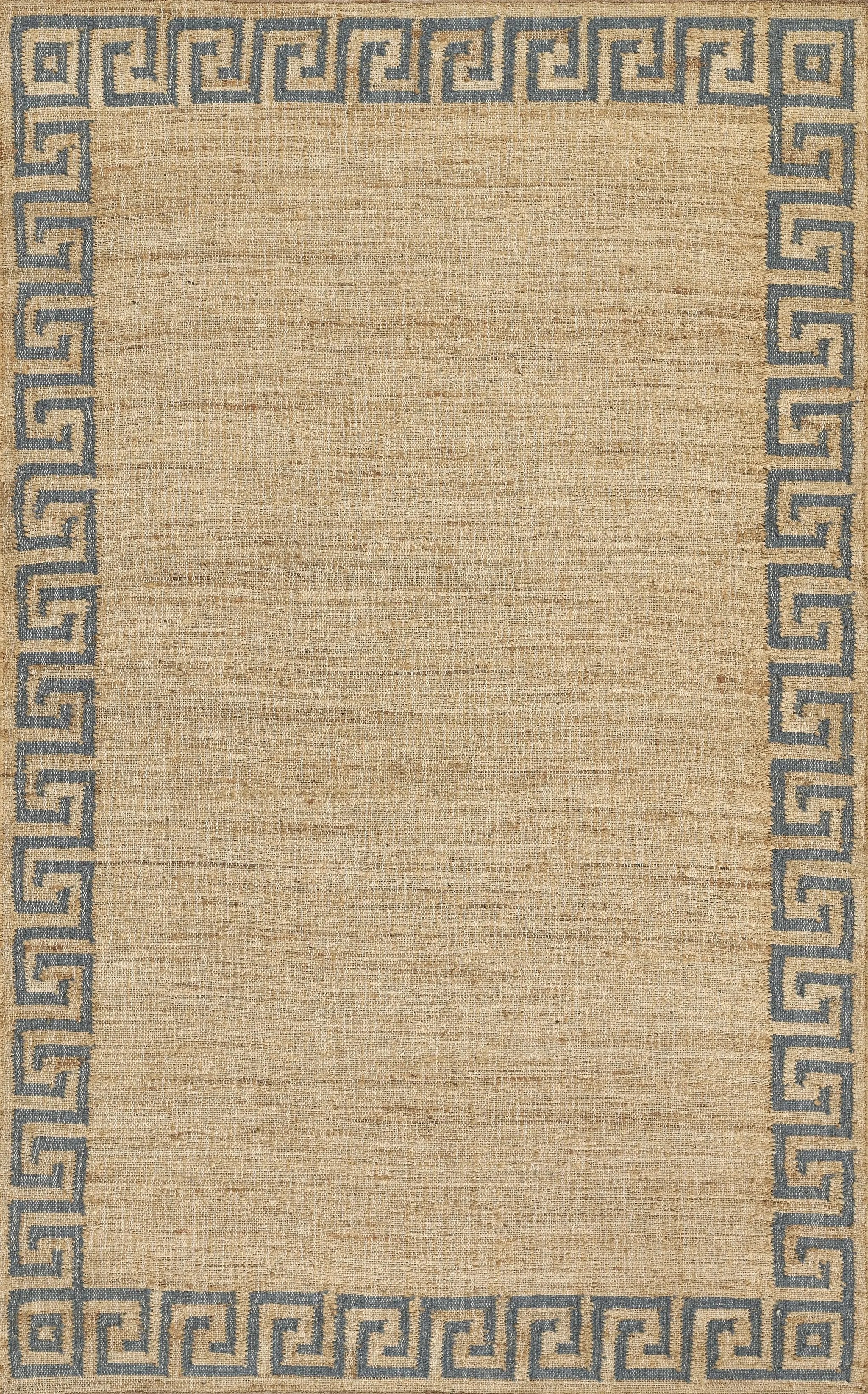 Orchard ORC-7 (Greek Key) Blue Area Rug by Erin Gates by Momeni
