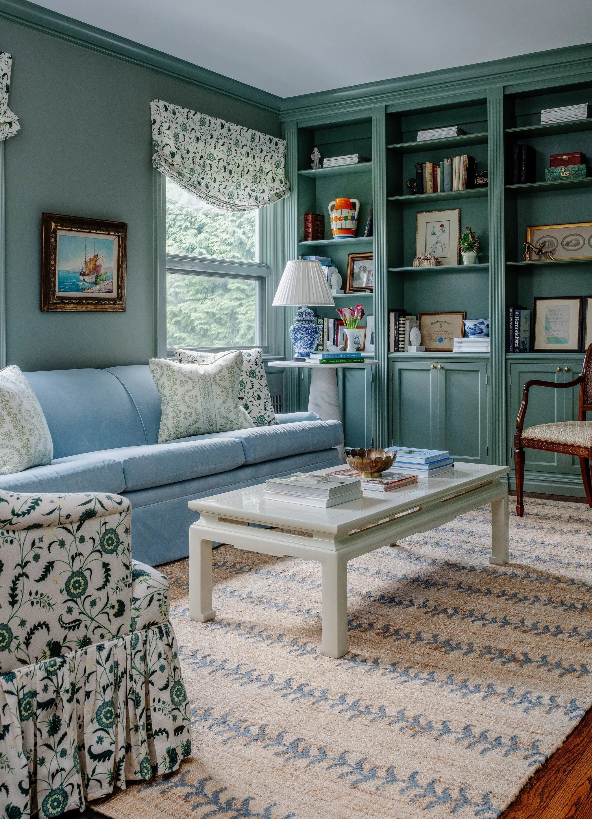 Orchard ORC-8 (Wave) Blue Area Rug by Erin Gates by Momeni