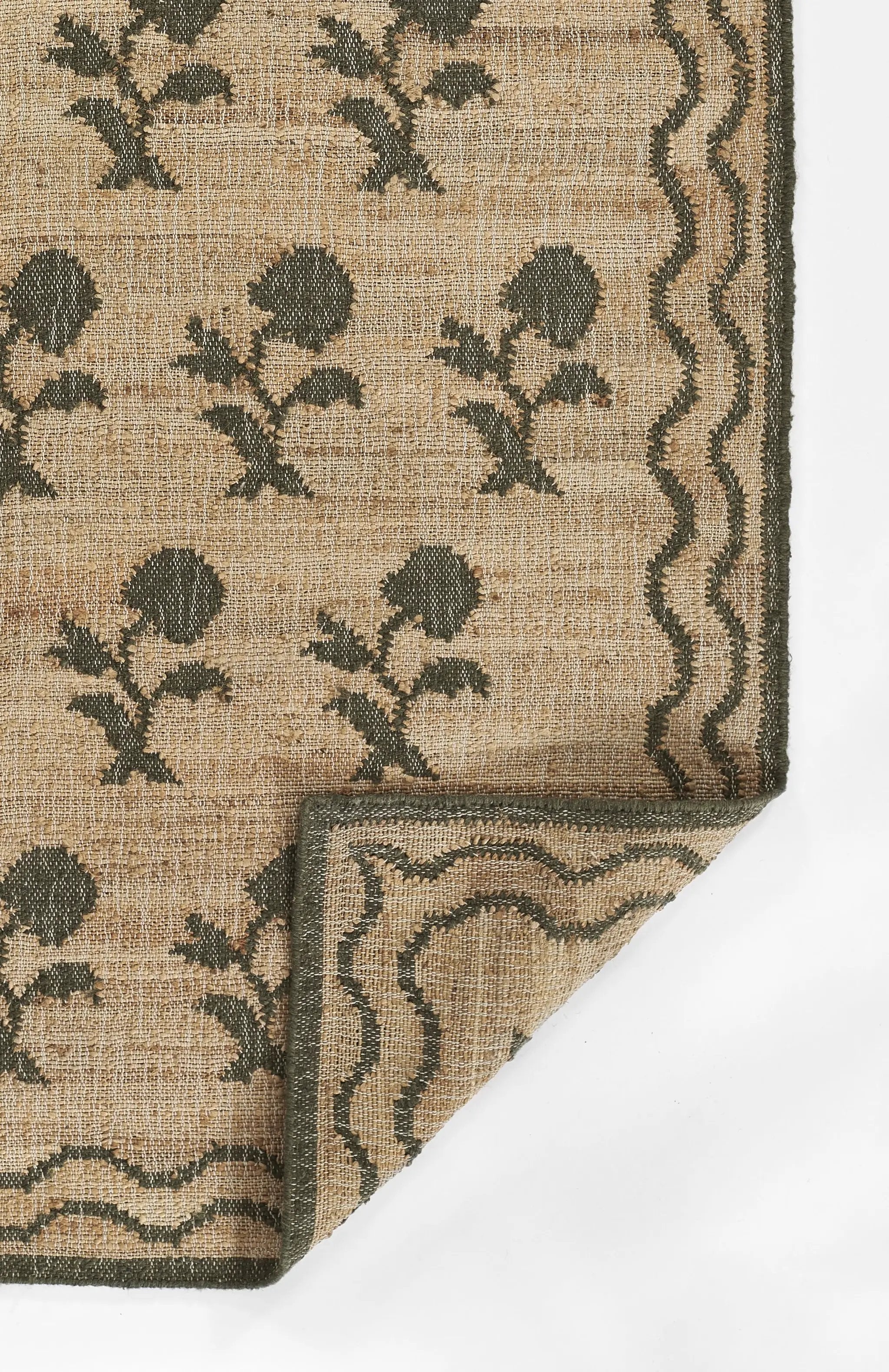 Orchard ORC-9 (Bloom) Green Area Rug by Erin Gates by Momeni