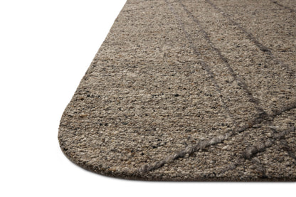 Crafted as a hand-tufted wool area rug, the Otis OTT-02 Stone / Pebble Area Rug brings grounding stone and subtle pebble warmth and linear character to your space
