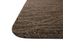 The Otis OTT-04 Bark / Brown Area Rug blends grounded bark and brown tones and linear motifs into a hand-tufted wool area rug with timeless appeal