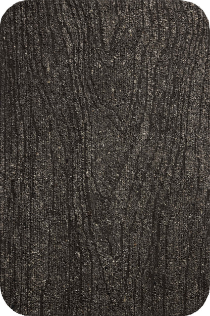 A stunning hand-tufted wool area rug with linear detail, the Otis OTT-05 Charcoal / Granite Area Rug features deep charcoal and striking granite tones for a polished look