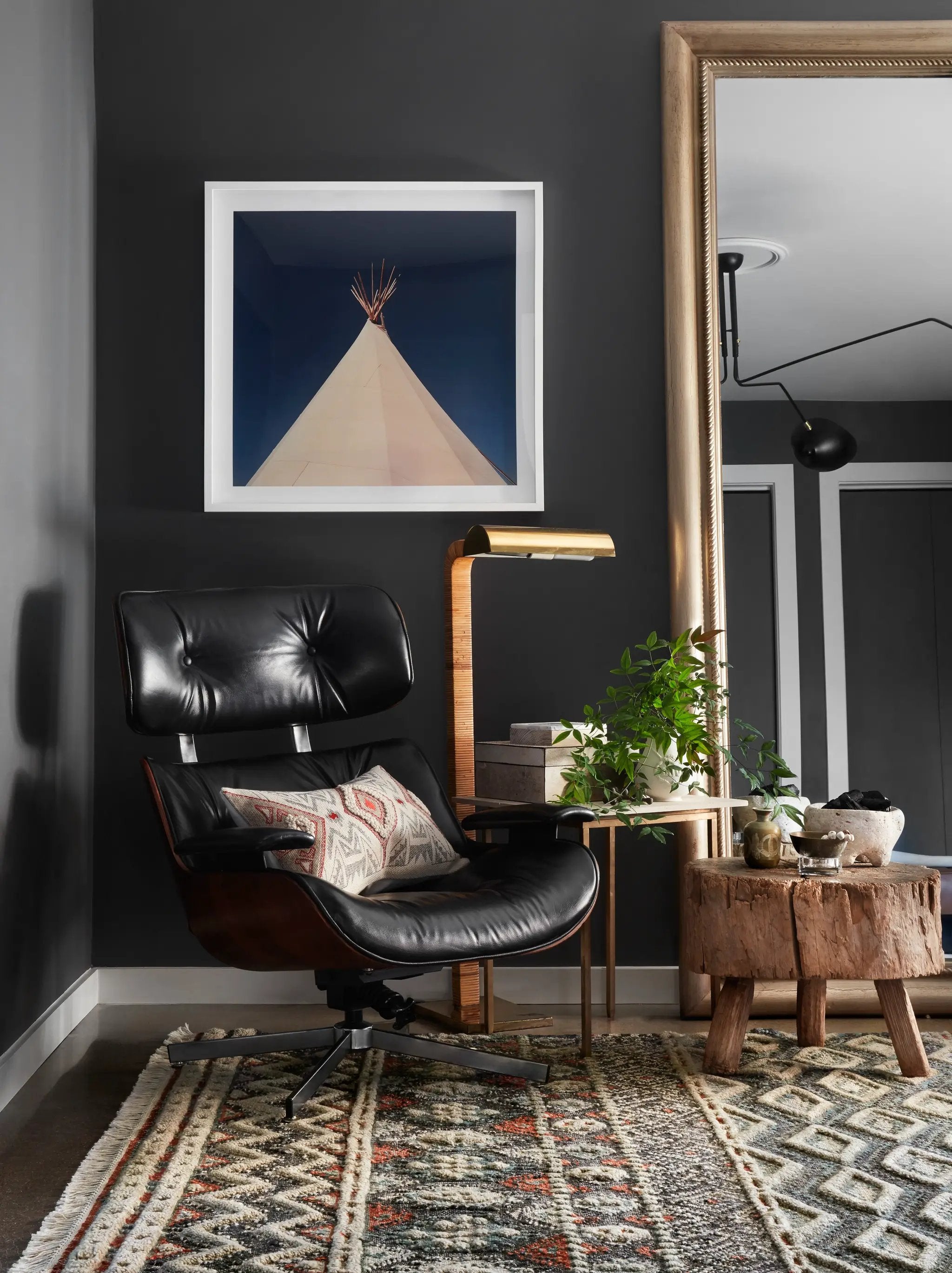 Owen OW-03 Indigo / Sage Area Rug by Loloi
