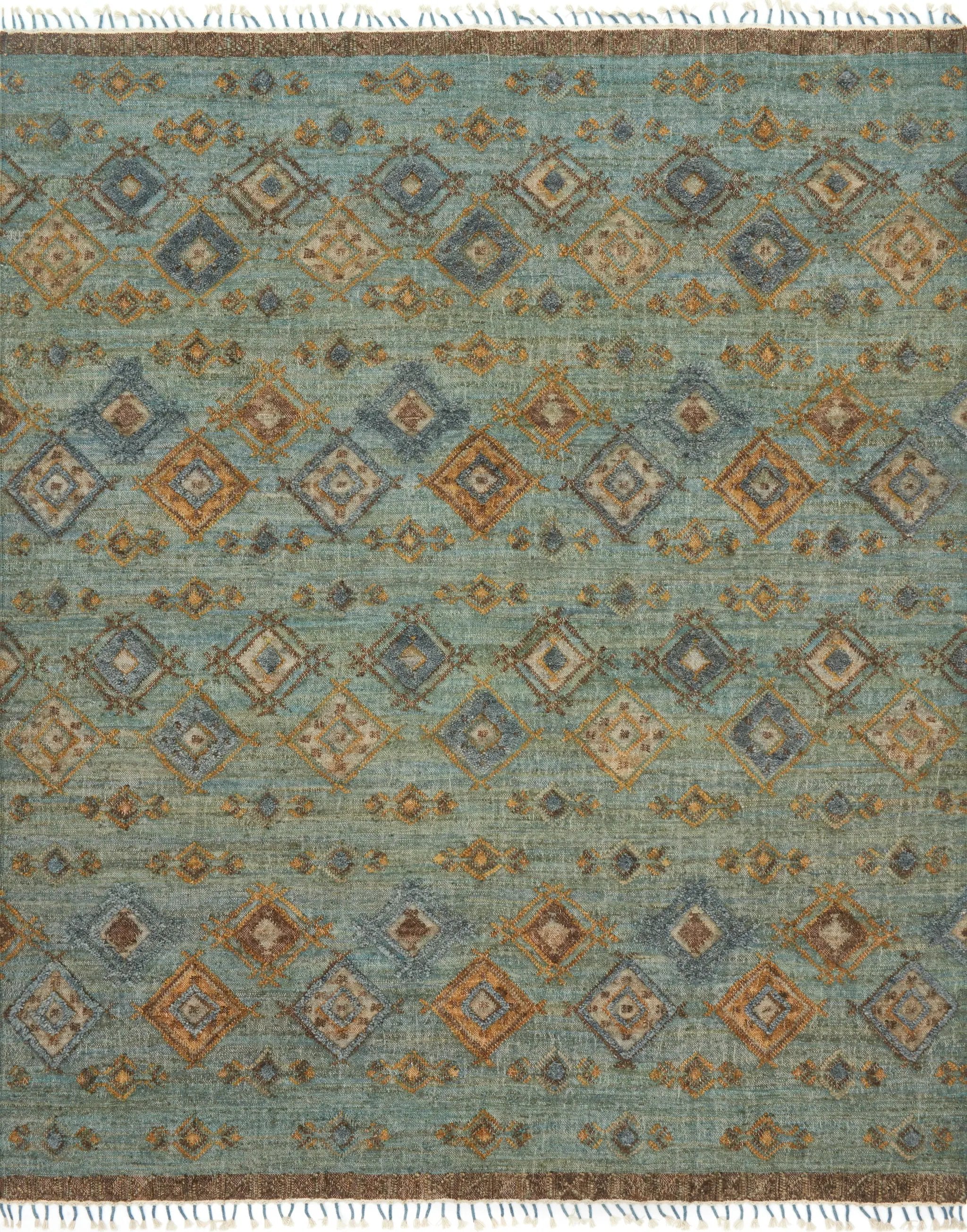 Owen OW-04 Sea / Blue Area Rug by Loloi