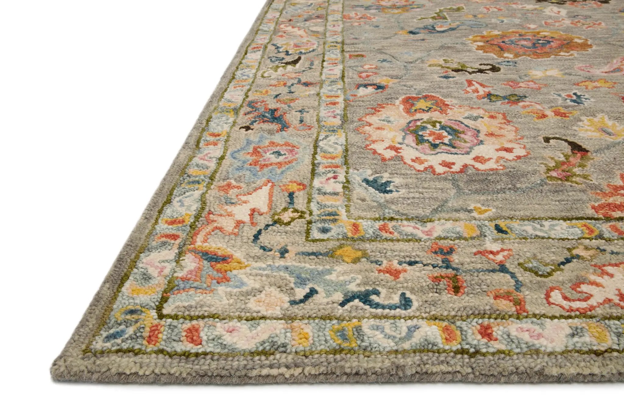 Padma PMA-01 Grey / Multi Area Rug by Loloi