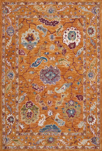Padma PMA-01 Orange / Multi Area Rug by Loloi