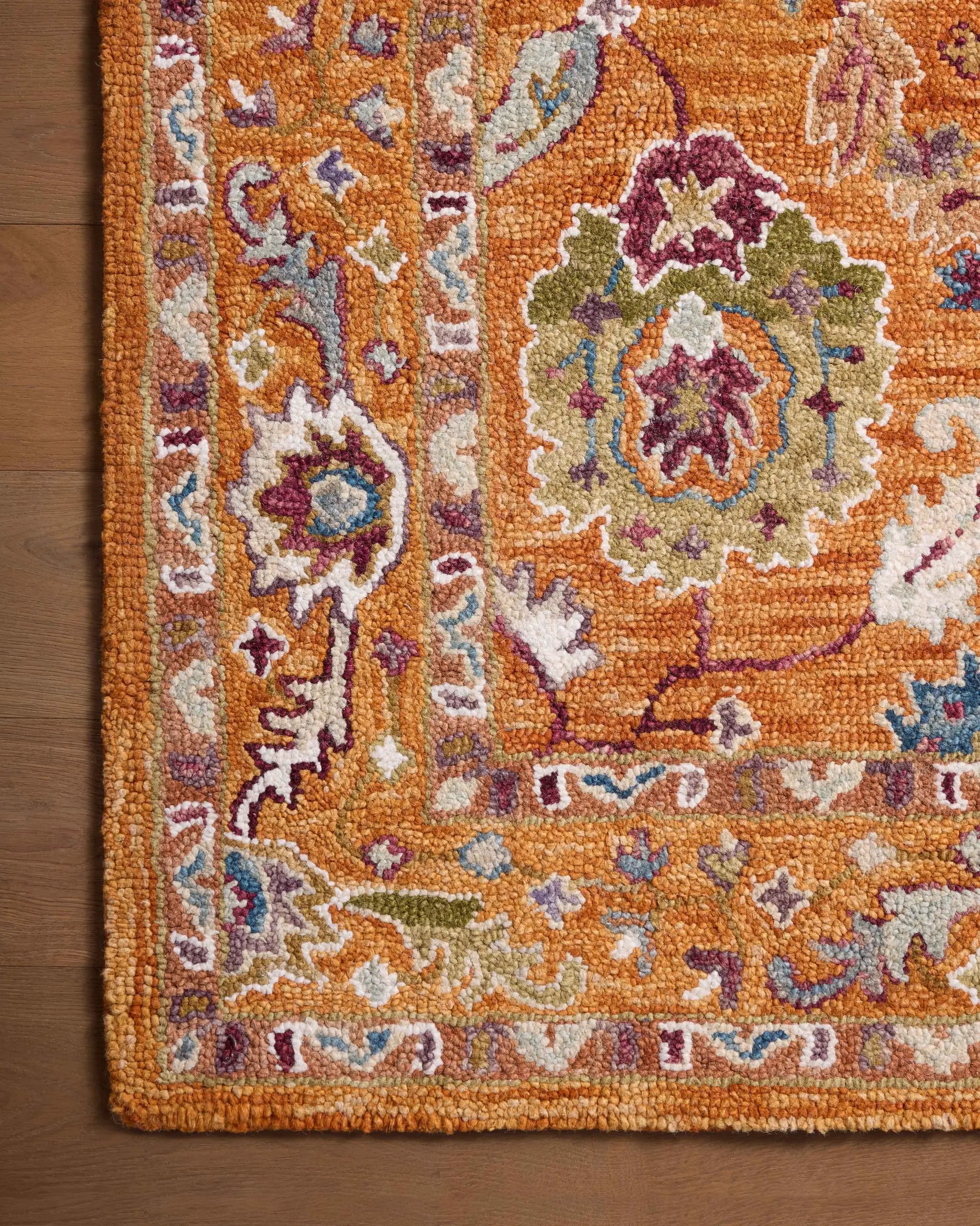 Padma PMA-01 Orange / Multi Area Rug by Loloi