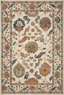 Padma PMA-01 White/Multi Area Rug, hand-hooked wool, plush pile, bold asymmetrical modern design