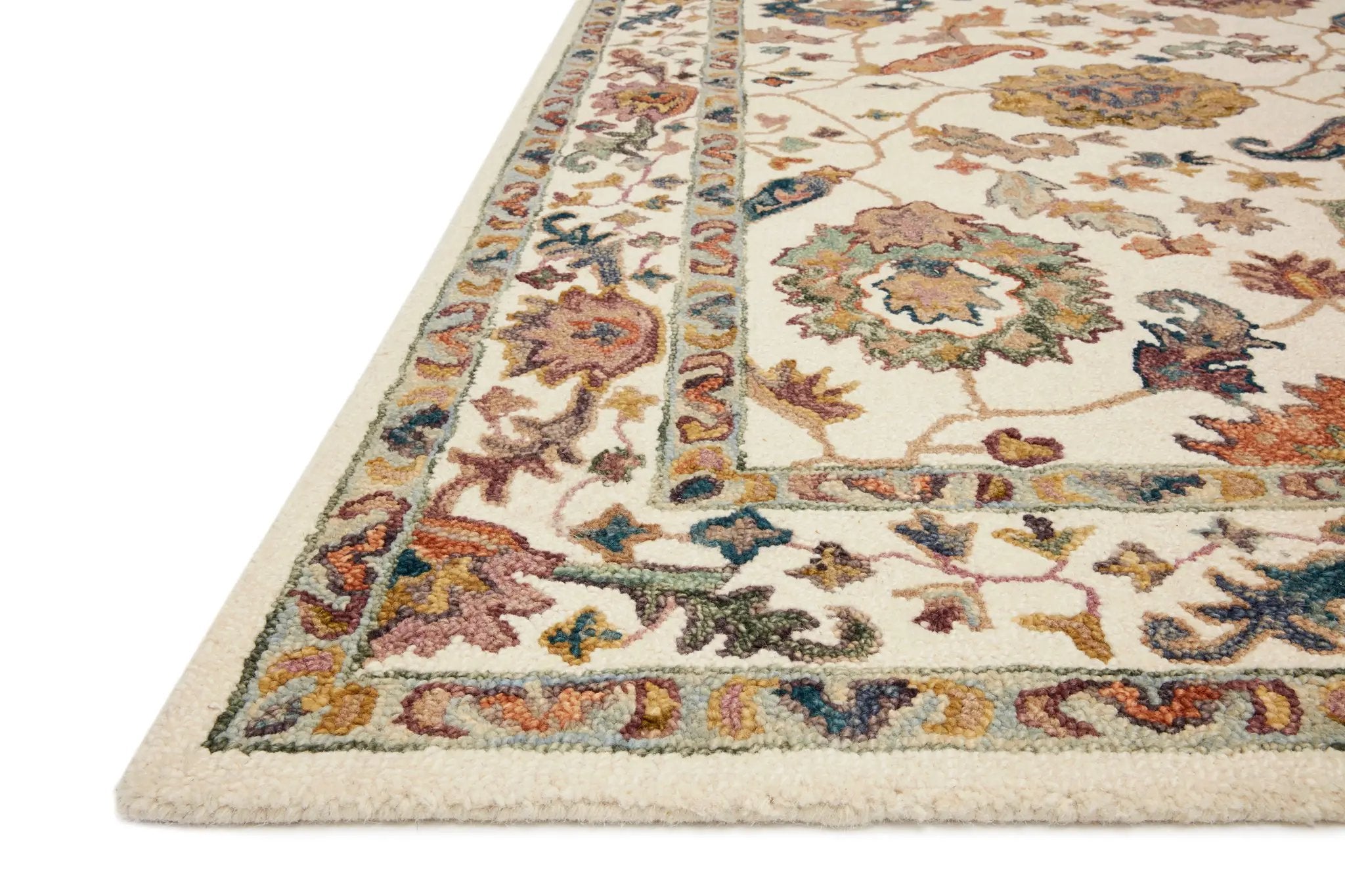 Padma PMA-01 White / Multi Area Rug by Loloi