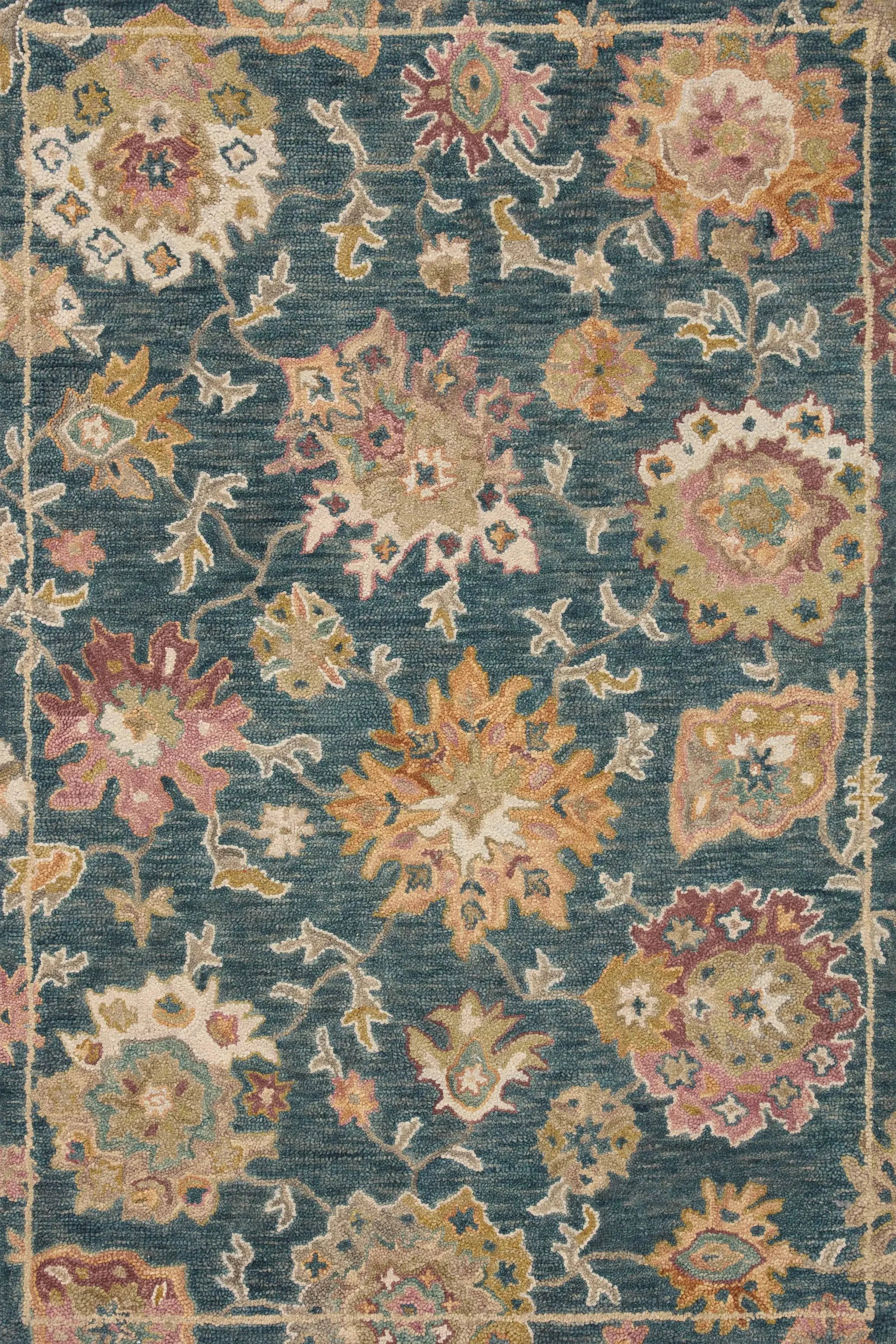 Padma PMA-03 Navy / Multi Area Rug by Loloi