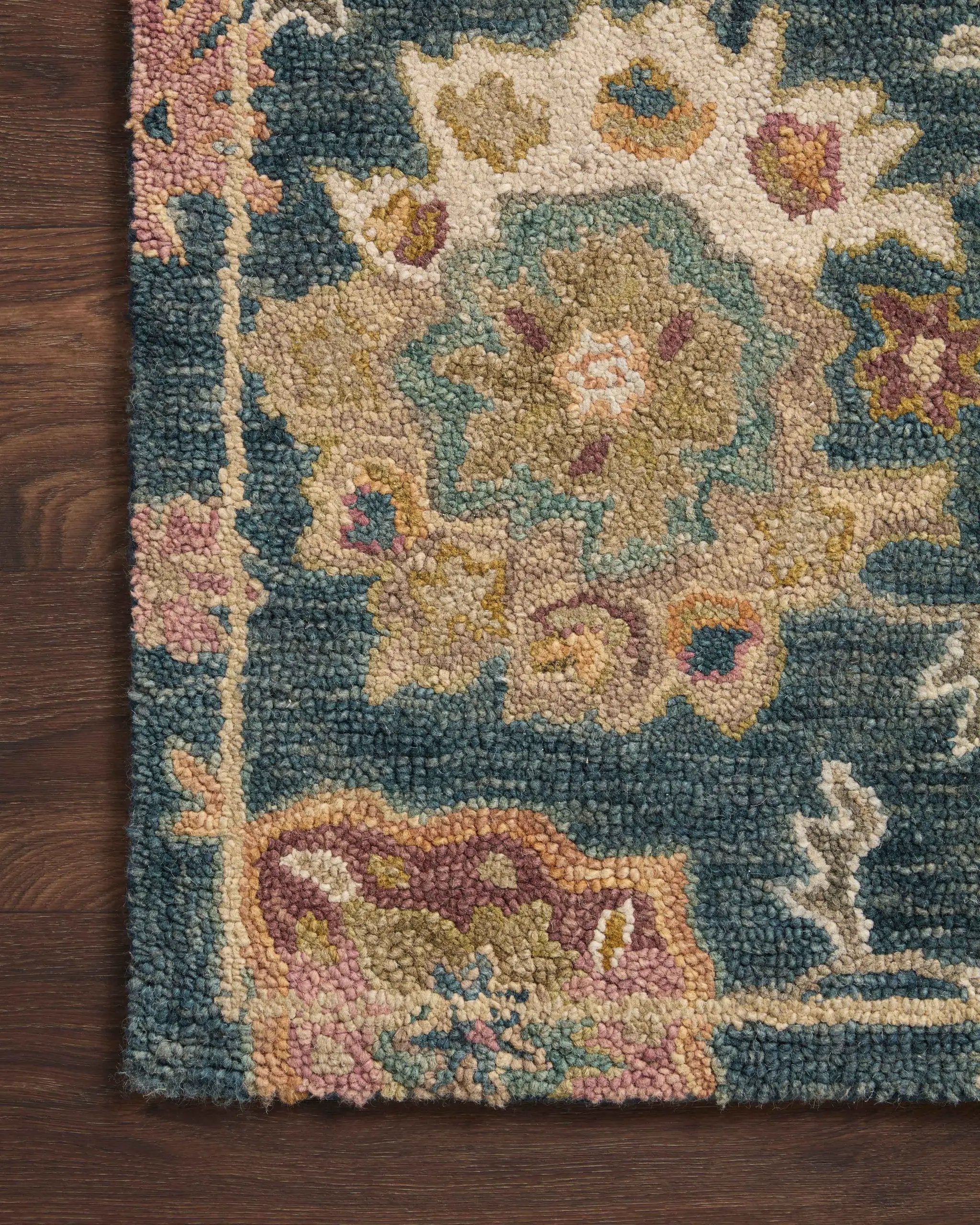 Padma PMA-03 Navy / Multi Area Rug by Loloi